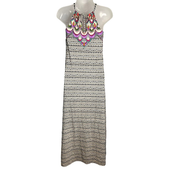 NWT Laundry by Shelli Segal Womens High Neck Dress Swim Cover Up Size Medium - Picture 6 of 10